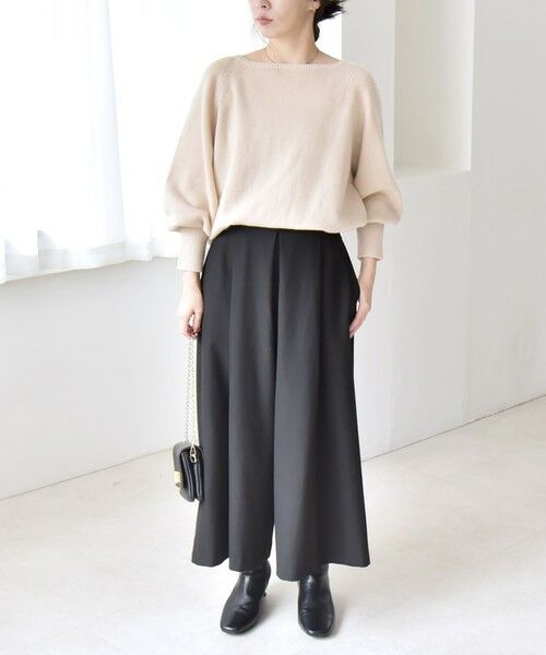 SHIPS / シップス その他パンツ | quaranciel:〈洗濯機可能〉ウォーム タック ワイド キュロット パンツ | 詳細17