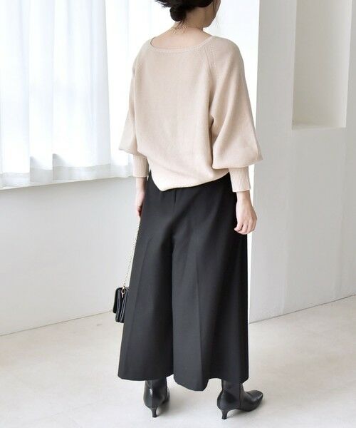 SHIPS / シップス その他パンツ | quaranciel:〈洗濯機可能〉ウォーム タック ワイド キュロット パンツ | 詳細18