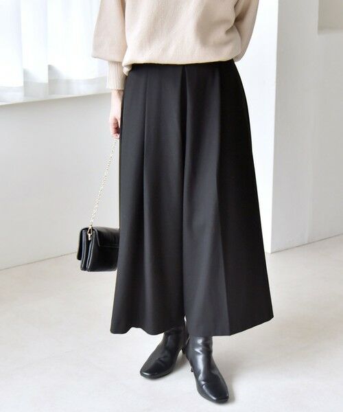 SHIPS / シップス その他パンツ | quaranciel:〈洗濯機可能〉ウォーム タック ワイド キュロット パンツ | 詳細19