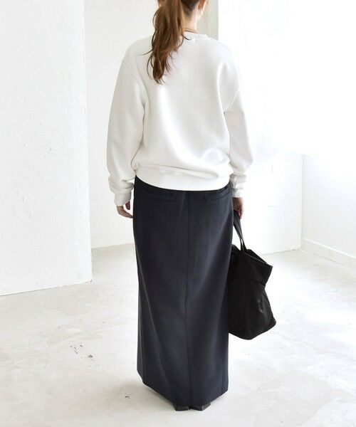 SHIPS / シップス ロング・マキシ丈スカート | quaranciel: エア ニードル Iライン スリット スカート | 詳細22