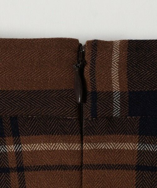 SHIPS / シップス ロング・マキシ丈スカート | quaranciel:〈洗濯機可能〉アシンメトリー ヘム フレア チェック スカート | 詳細22