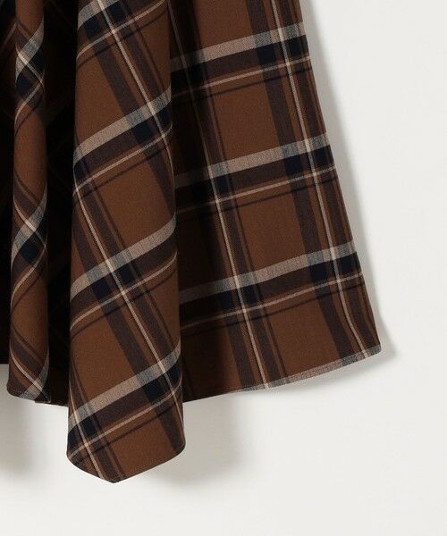 SHIPS / シップス ロング・マキシ丈スカート | quaranciel:〈洗濯機可能〉アシンメトリー ヘム フレア チェック スカート | 詳細23