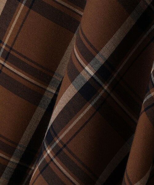 SHIPS / シップス ロング・マキシ丈スカート | quaranciel:〈洗濯機可能〉アシンメトリー ヘム フレア チェック スカート | 詳細24