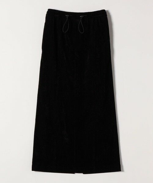 SHIPS / シップス ロング・マキシ丈スカート | quaranciel:〈洗濯機可能〉ポリエステル ベロア Iライン イージー スカート | 詳細10