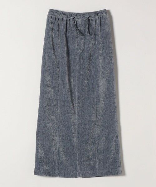 SHIPS / シップス ロング・マキシ丈スカート | quaranciel:〈洗濯機可能〉ポリエステル ベロア Iライン イージー スカート | 詳細20