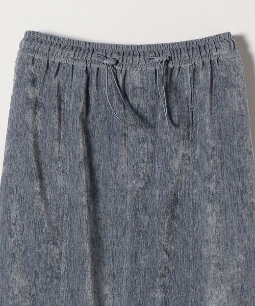 SHIPS / シップス ロング・マキシ丈スカート | quaranciel:〈洗濯機可能〉ポリエステル ベロア Iライン イージー スカート | 詳細22