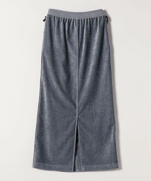 SHIPS / シップス ロング・マキシ丈スカート | quaranciel:〈洗濯機可能〉ポリエステル ベロア Iライン イージー スカート | 詳細29