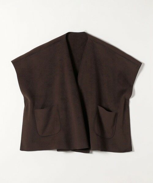 SHIPS / シップス その他アウター | quaranciel: ダブル パイル ニット ショート ポンチョ コート | 詳細23