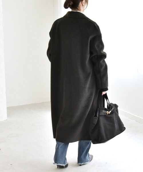 SHIPS / シップス その他アウター | quaranciel: ダブル パイル ニット ロング チェスター コート | 詳細10