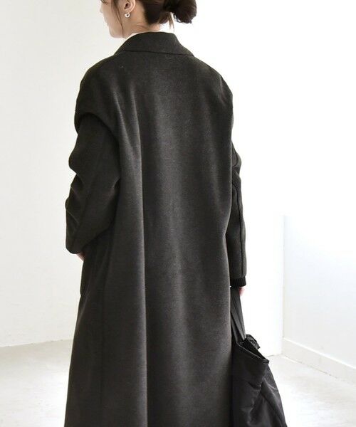 SHIPS / シップス その他アウター | quaranciel: ダブル パイル ニット ロング チェスター コート | 詳細12