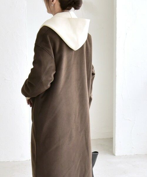 SHIPS / シップス その他アウター | quaranciel: ダブル パイル ニット ロング チェスター コート | 詳細24