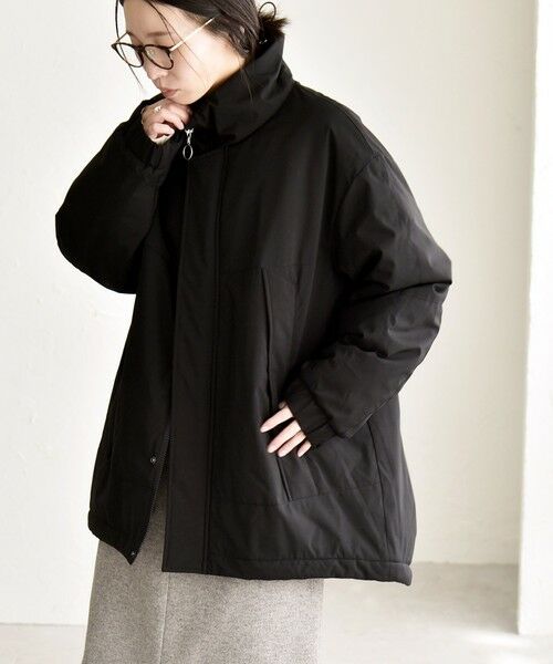 SHIPS / シップス その他アウター | quaranciel:〈撥水加工〉中綿 スタンドカラー ダブル ジップ モンスター コート | 詳細10