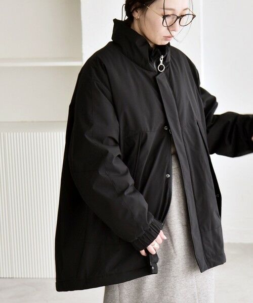SHIPS / シップス その他アウター | quaranciel:〈撥水加工〉中綿 スタンドカラー ダブル ジップ モンスター コート | 詳細11