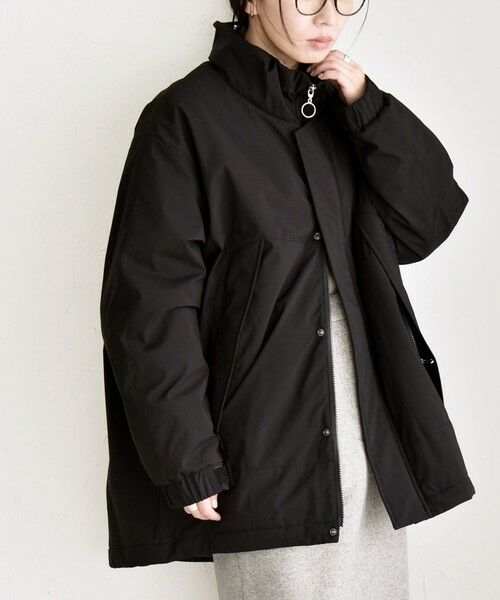 SHIPS / シップス その他アウター | quaranciel:〈撥水加工〉中綿 スタンドカラー ダブル ジップ モンスター コート | 詳細12