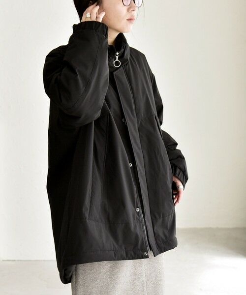 SHIPS / シップス その他アウター | quaranciel:〈撥水加工〉中綿 スタンドカラー ダブル ジップ モンスター コート | 詳細6