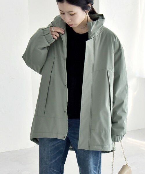 SHIPS / シップス その他アウター | quaranciel:〈撥水加工〉中綿 スタンドカラー ダブル ジップ モンスター コート | 詳細20