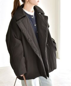 SHIPS / シップス その他アウター | quaranciel:〈撥水加工〉中綿 テーラード ミドル Wボタン ジャケット コート