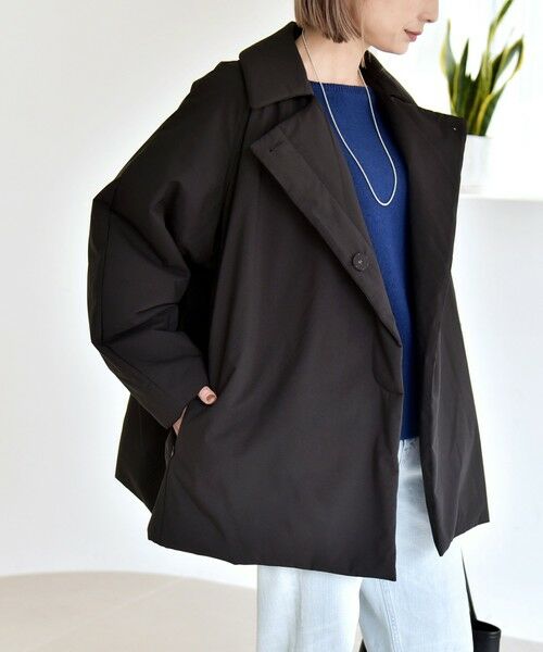 SHIPS / シップス その他アウター | quaranciel:〈撥水加工〉中綿 テーラード ミドル Wボタン ジャケット コート | 詳細10