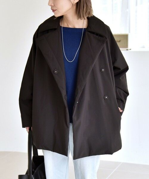 SHIPS / シップス その他アウター | quaranciel:〈撥水加工〉中綿 テーラード ミドル Wボタン ジャケット コート | 詳細11