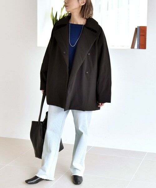 SHIPS / シップス その他アウター | quaranciel:〈撥水加工〉中綿 テーラード ミドル Wボタン ジャケット コート | 詳細7