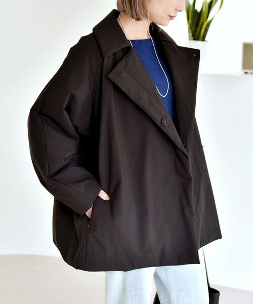 SHIPS / シップス その他アウター | quaranciel:〈撥水加工〉中綿 テーラード ミドル Wボタン ジャケット コート | 詳細9