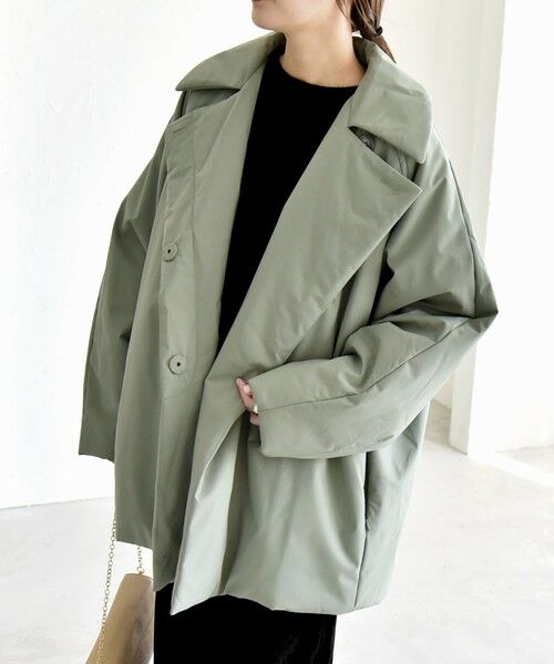 SHIPS / シップス その他アウター | quaranciel:〈撥水加工〉中綿 テーラード ミドル Wボタン ジャケット コート | 詳細26