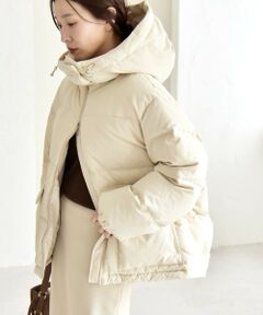 SHIPS / シップス ダウンジャケット・ベスト | quaranciel: フーディー & ハイネック 2way ショート ダウン ジャケット