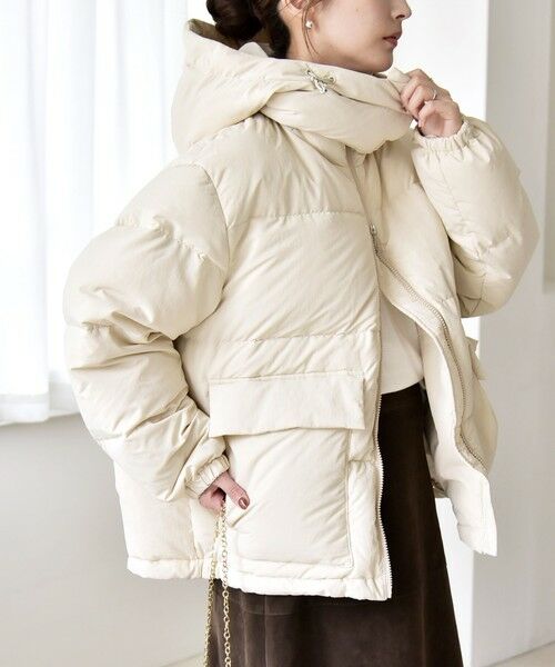 SHIPS / シップス ダウンジャケット・ベスト | quaranciel: フーディー & ハイネック 2way ショート ダウン ジャケット | 詳細11