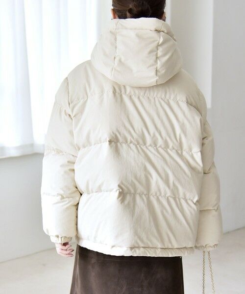 SHIPS / シップス ダウンジャケット・ベスト | quaranciel: フーディー & ハイネック 2way ショート ダウン ジャケット | 詳細12