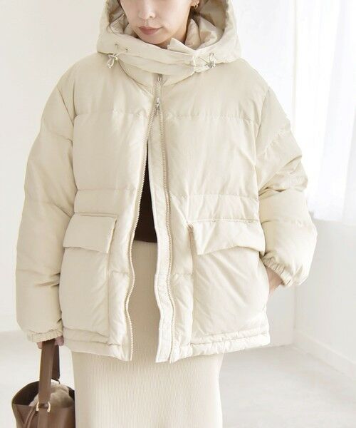 SHIPS / シップス ダウンジャケット・ベスト | quaranciel: フーディー & ハイネック 2way ショート ダウン ジャケット | 詳細3