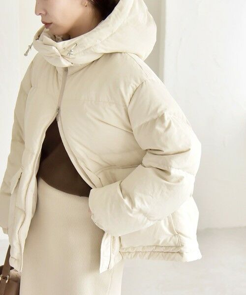 SHIPS / シップス ダウンジャケット・ベスト | quaranciel: フーディー & ハイネック 2way ショート ダウン ジャケット | 詳細4