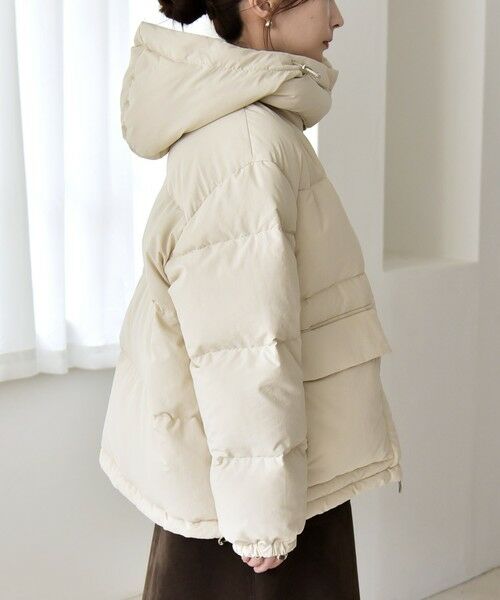 SHIPS / シップス ダウンジャケット・ベスト | quaranciel: フーディー & ハイネック 2way ショート ダウン ジャケット | 詳細16