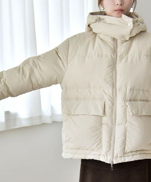 SHIPS / シップス ダウンジャケット・ベスト | quaranciel: フーディー & ハイネック 2way ショート ダウン ジャケット | 詳細18