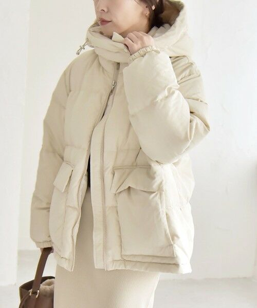 SHIPS / シップス ダウンジャケット・ベスト | quaranciel: フーディー & ハイネック 2way ショート ダウン ジャケット | 詳細5