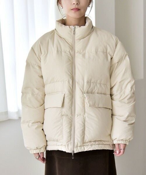 SHIPS / シップス ダウンジャケット・ベスト | quaranciel: フーディー & ハイネック 2way ショート ダウン ジャケット | 詳細21