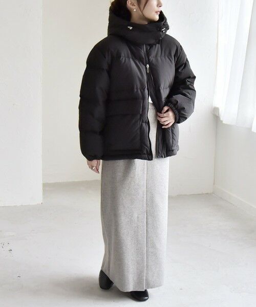 SHIPS / シップス ダウンジャケット・ベスト | quaranciel: フーディー & ハイネック 2way ショート ダウン ジャケット | 詳細23