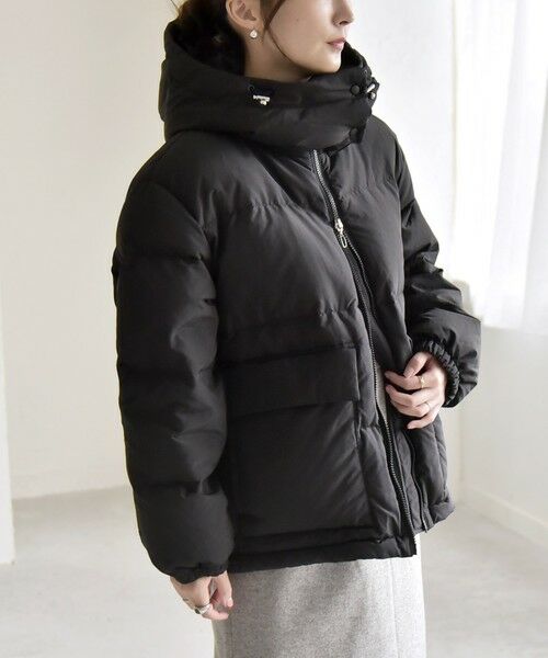 SHIPS / シップス ダウンジャケット・ベスト | quaranciel: フーディー & ハイネック 2way ショート ダウン ジャケット | 詳細28