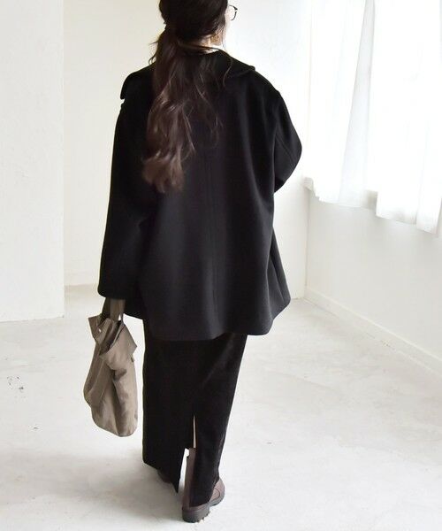 SHIPS / シップス ピーコート | quaranciel: PURE WOOL ダブルブレスト テーラード ハーフ コート | 詳細15