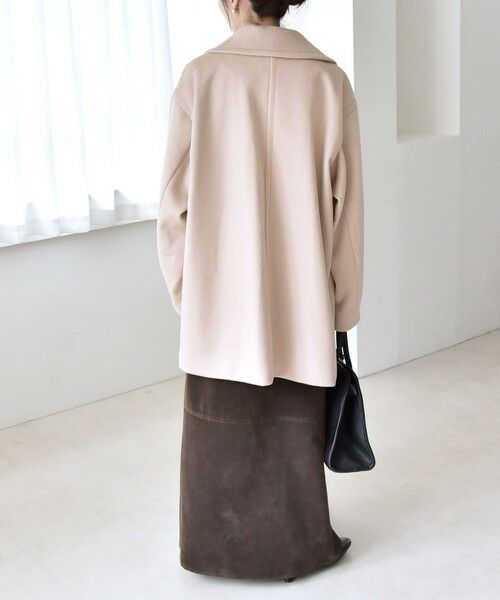 SHIPS / シップス ピーコート | quaranciel: PURE WOOL ダブルブレスト テーラード ハーフ コート | 詳細29