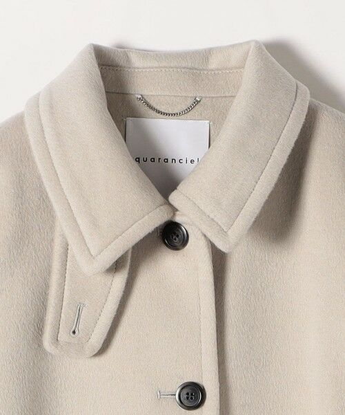 SHIPS / シップス ステンカラーコート | quaranciel: PURE WOOL スタンド & ステンカラー ロング コート | 詳細14