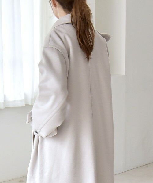 SHIPS / シップス ステンカラーコート | quaranciel: PURE WOOL スタンド & ステンカラー ロング コート | 詳細8