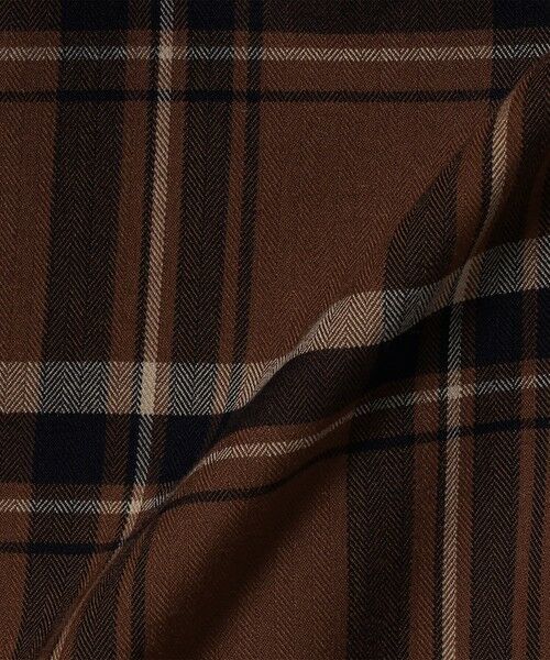 SHIPS / シップス ロング・マキシ丈ワンピース | quaranciel: バンドカラー ライン チェック ポケット シャツ ワンピース | 詳細23