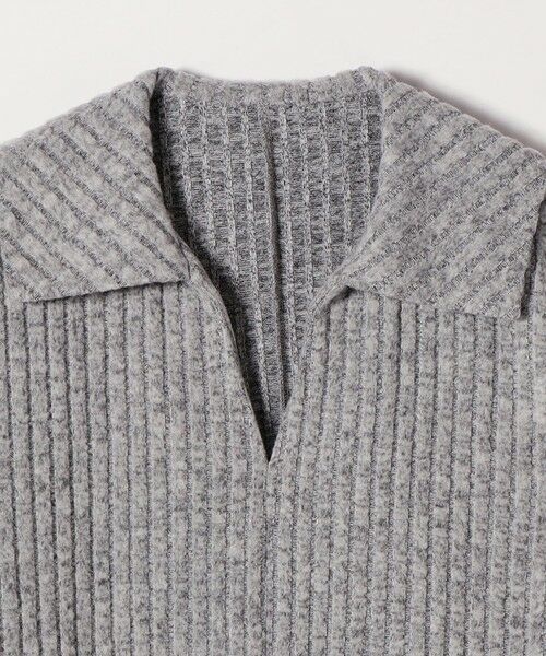 SHIPS / シップス ロング・マキシ丈ワンピース | quaranciel:〈手洗い可能〉リブニット ポロ プルオーバー  & スカート セットアップ | 詳細17