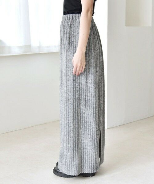 SHIPS / シップス ロング・マキシ丈ワンピース | quaranciel:〈手洗い可能〉リブニット ポロ プルオーバー  & スカート セットアップ | 詳細29