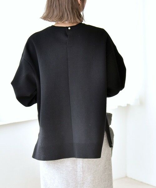 SHIPS / シップス ニット・セーター | quaranciel:〈手洗い可能〉ダブルフェイス パールモチーフ ワイド ニット プルオーバー | 詳細5