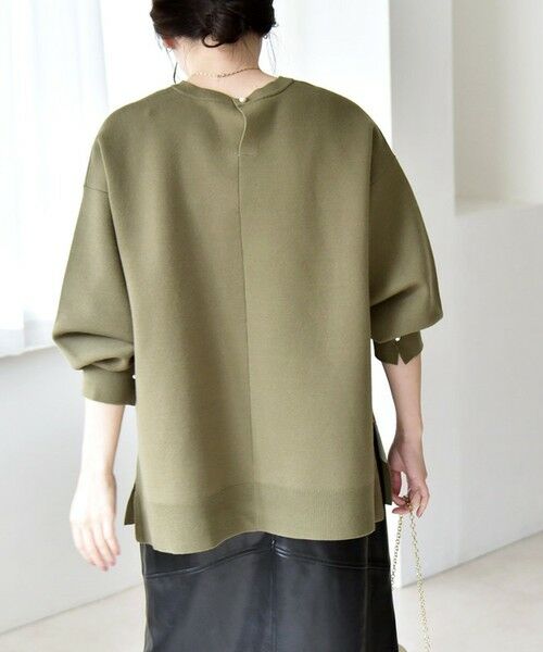 SHIPS / シップス ニット・セーター | quaranciel:〈手洗い可能〉ダブルフェイス パールモチーフ ワイド ニット プルオーバー | 詳細19