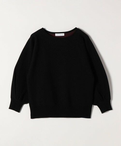 SHIPS / シップス ニット・セーター | quaranciel:〈手洗い可能〉ダブルフェイス ボートネック パフ ニット プルオーバー | 詳細8