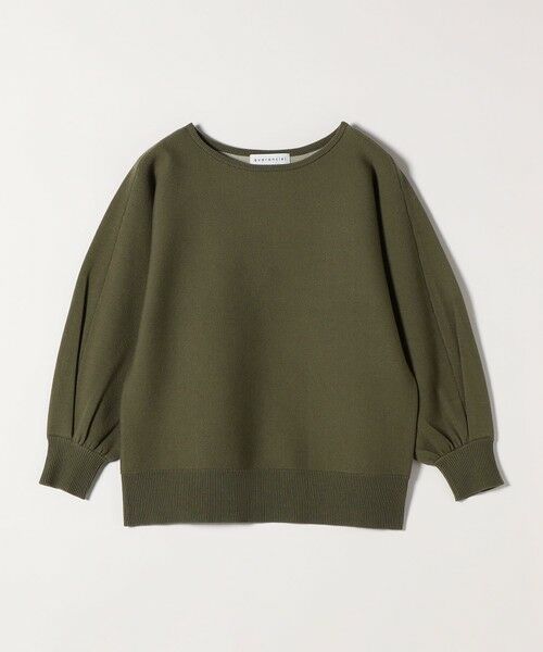 SHIPS / シップス ニット・セーター | quaranciel:〈手洗い可能〉ダブルフェイス ボートネック パフ ニット プルオーバー | 詳細20