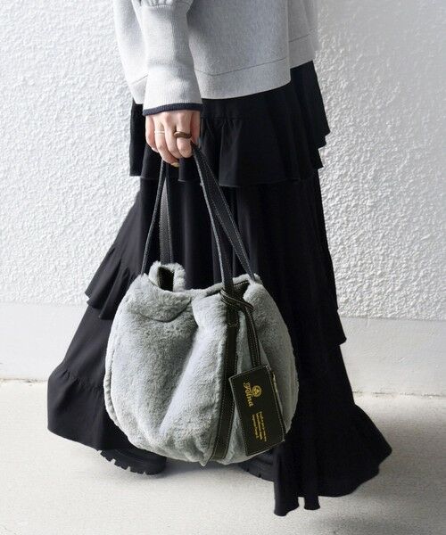 SHIPS / シップス トートバッグ | 【SHIPS any別注】Folna: 2WAY フェイクファー バッグ 25AW | 詳細4