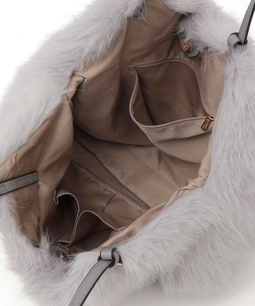 SHIPS / シップス トートバッグ | SHIPS any: A4 ベルト フェイクファー トート バッグ | 詳細10